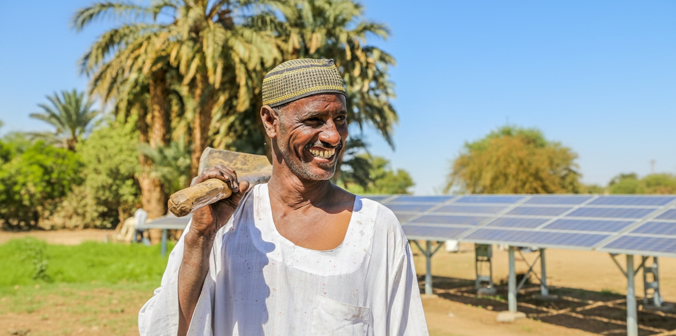 الطاقة الشمسية للري المحوري طوق النجاة في زمن الحرب